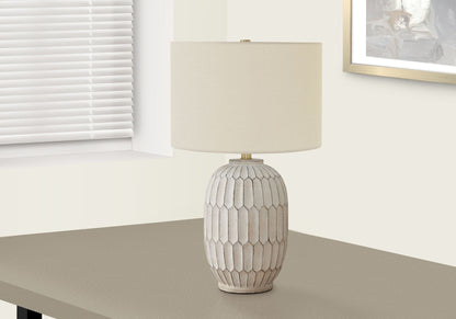 Table Lamp, Lighting, Transitional - Cream