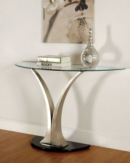 Valo - Sofa Table - Satin Plated / Black