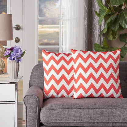 Marisol Chevron - Square Pillow - Orange