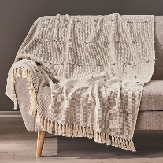 Textured Throw - Natural