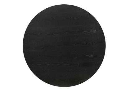 Jasper - Round End Table - Ebony Black