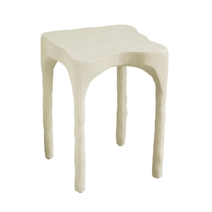 Skully - Textured Side Table - Cream