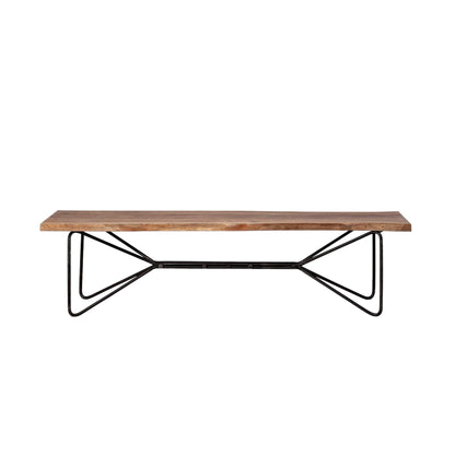 Dining Bench - Black / Brown