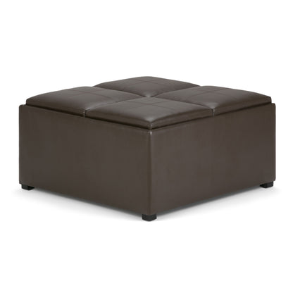 Avalon - Square Coffee Table, Storage Ottoman