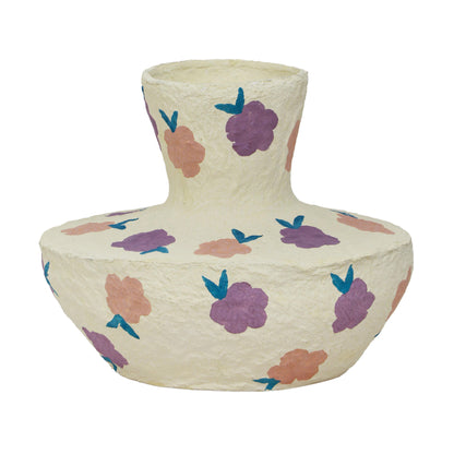 Cotton Mache - Blossoms Vase - Spring