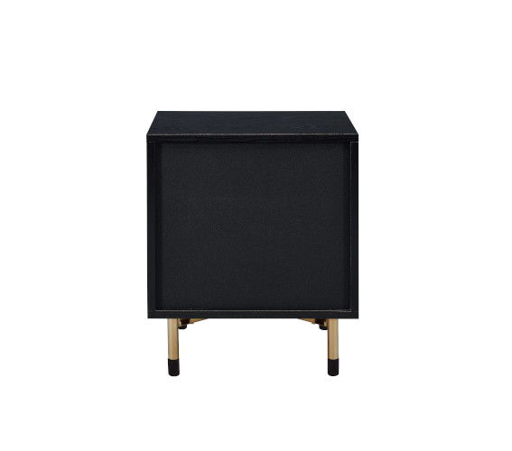 Alston - Accent Table - Black & Champagne