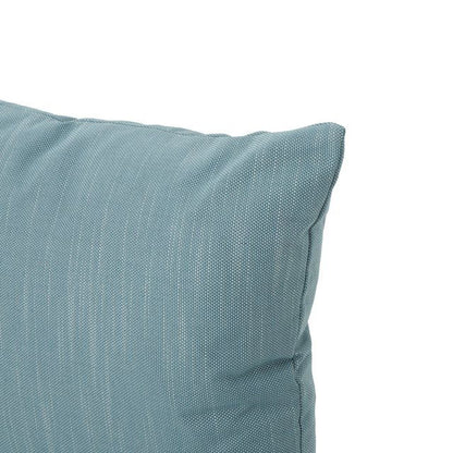 Belflower 16 X 16 Square Pillow - Teal / Fabric