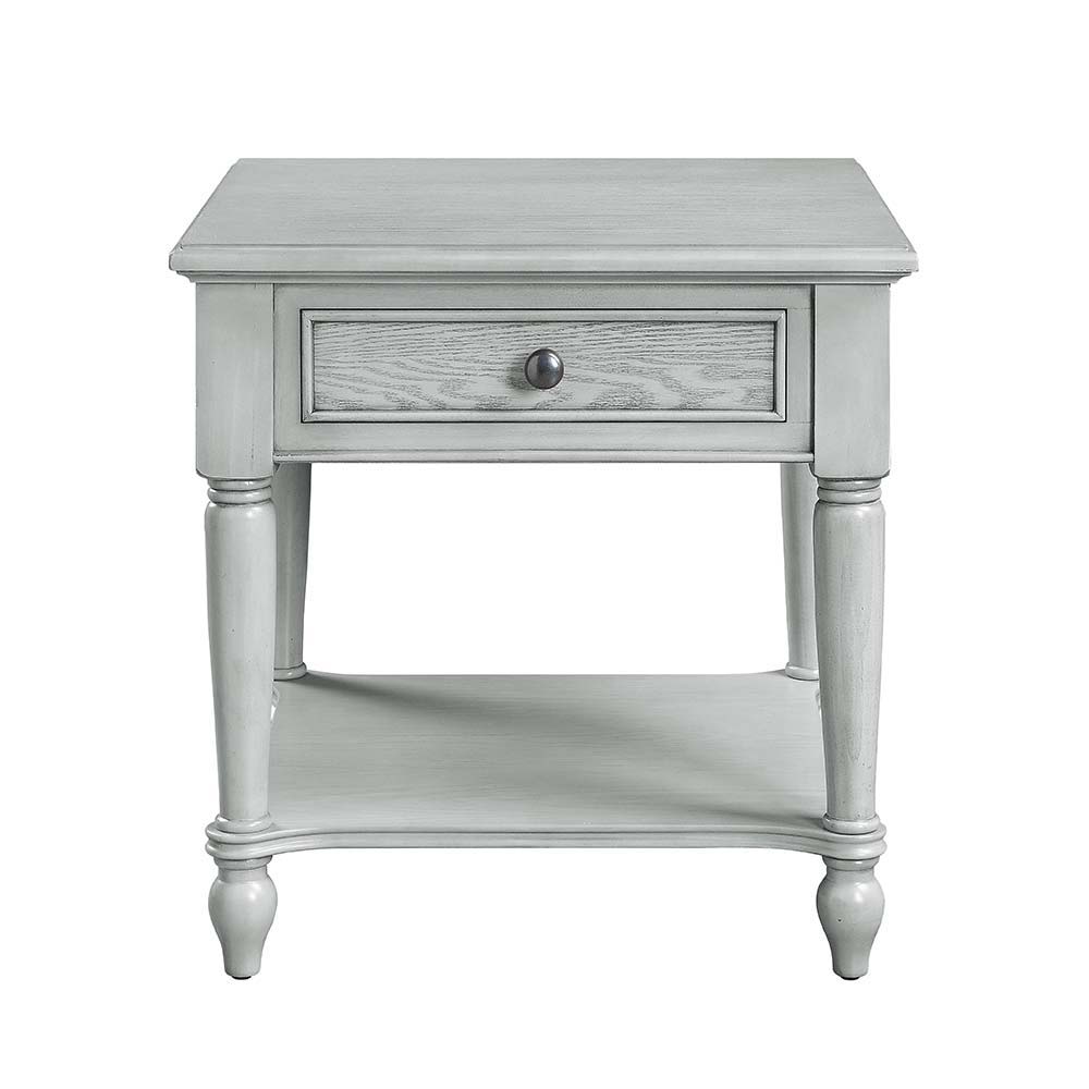 Ramiro - End Table - Rustic Gray Finish