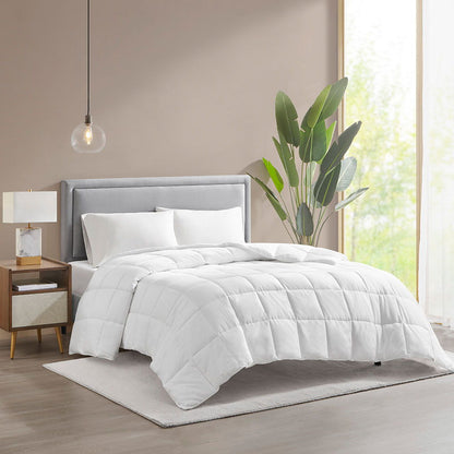 Cotton Down Alternative Featherless Comforter, White Color