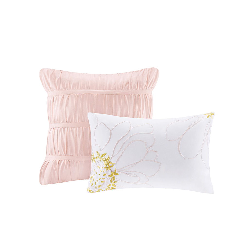 Waterfall Comforter Set - Pink