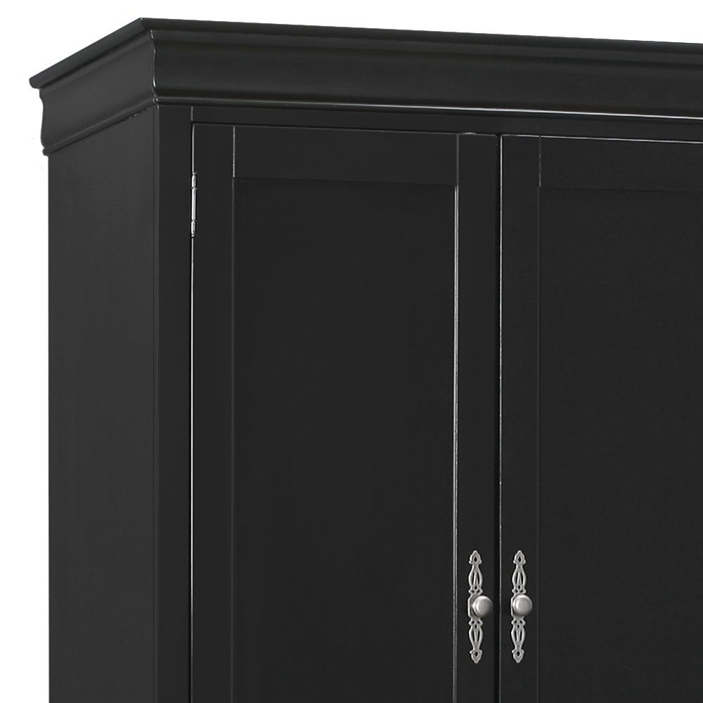 Louis Phillipe - G3150-A Armoire - Black