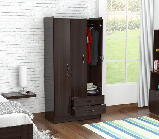 Wardrobe Armoire - Espresso Finish