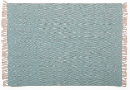 Pre Dyed Cotton Throw - Dark Blue