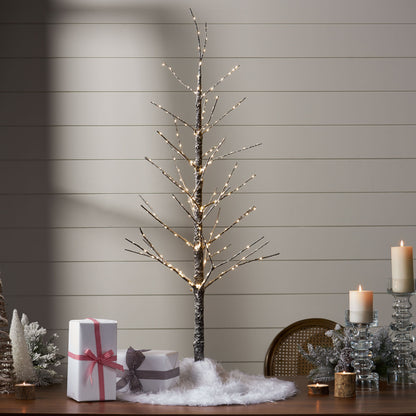 4Ft Paper LED Tree - Brown