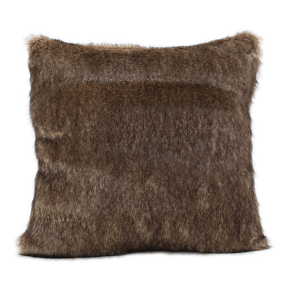 18” X 18” Throw Pillow - Dark Brown