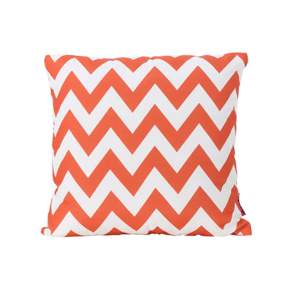 Marisol Chevron - Square Pillow - Orange