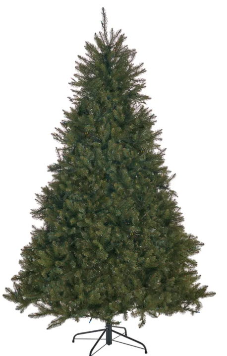 4.5" PE Mixed Spruce Tree With 250 Multi Lights - Ul (46%Pe) 529 Tips Dia:38