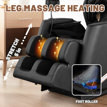 2024 Massage Chair Recliner with Zero Gravity with Full Body Air Pressure