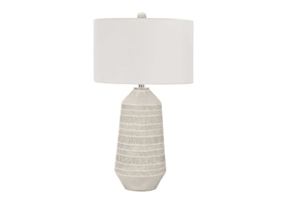 Contemporary Lighting, Table Lamp, Ceramic - Cream