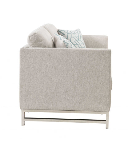 Loveseat - Silver