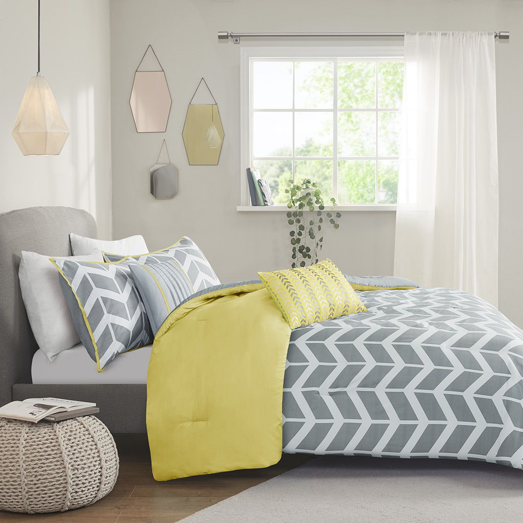 Nadia Comforter Set - Yellow