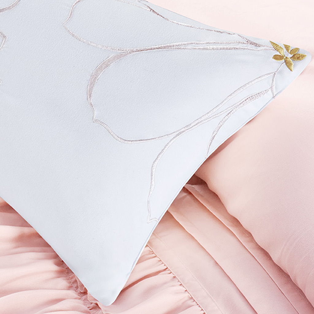 Waterfall Comforter Set - Pink