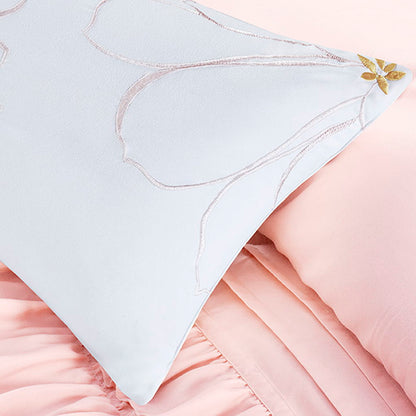 Waterfall Comforter Set - Pink