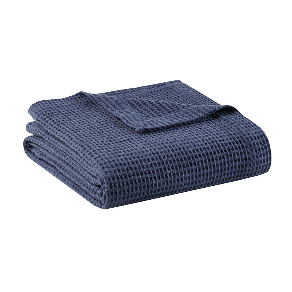 Cotton Blanket - Blue