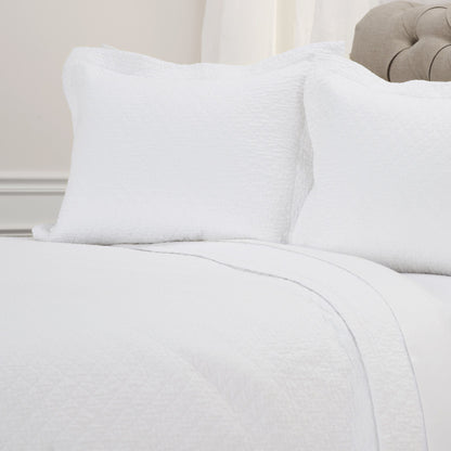 Queen Cotton 300 Thread, Count Machine Washable Down Alternative Comforter - White