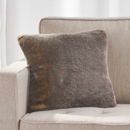 18” X 18” Throw Pillow - Light Brown