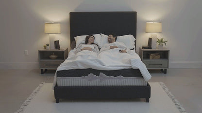 GoodVibeSleep - 13" Soothe Hybrid Foam And Coil Mattress