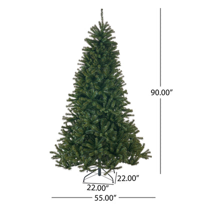 7.5' Noble Hinged Tree - Green