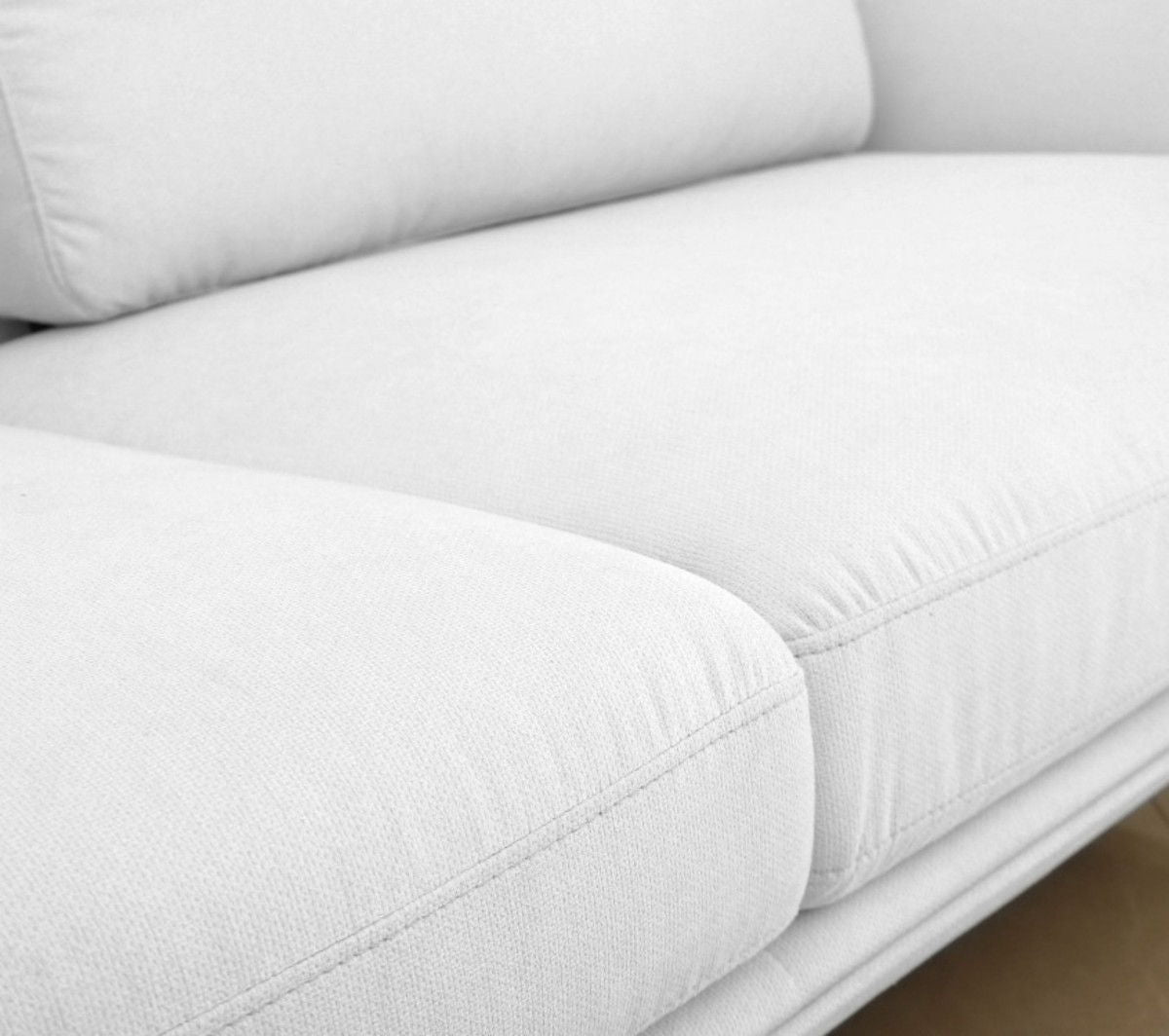 Contempo Retro Loveseat - Creamy Off White