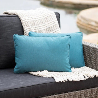 Coronado - Rectangular Pillow - Teal