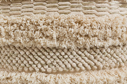 Yorba - Cotton Pouf - Beige