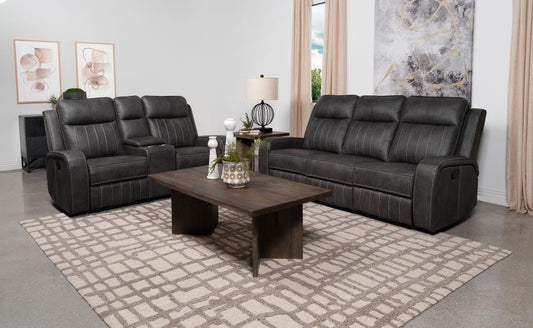 Raelynn - Upholstered Reclining Sofa Set