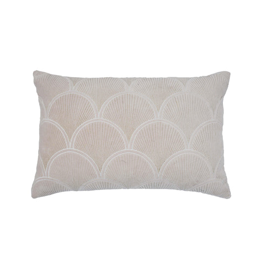 Destiny - Woven Cushion - White