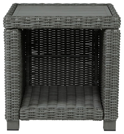 Elite Park - Gray - Square End Table