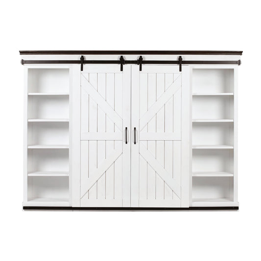 Harrison - Entertainment Center Right Pier - Distressed White