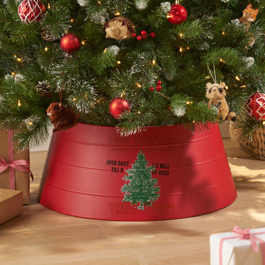 Christmas Tree Collar - Red