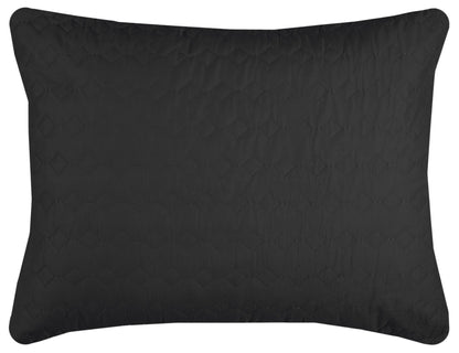 Queen Cotton 300 Thread Count Machine Washable Down Alternative Comforter - Black