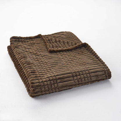 Throw BlankeT-Brown - Fabric