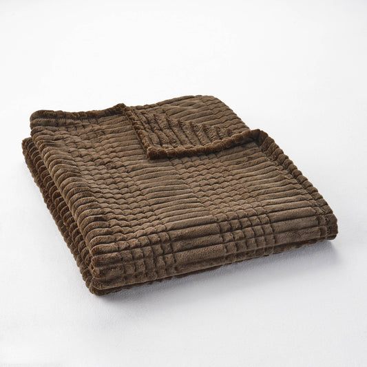 Throw BlankeT-Brown - Fabric