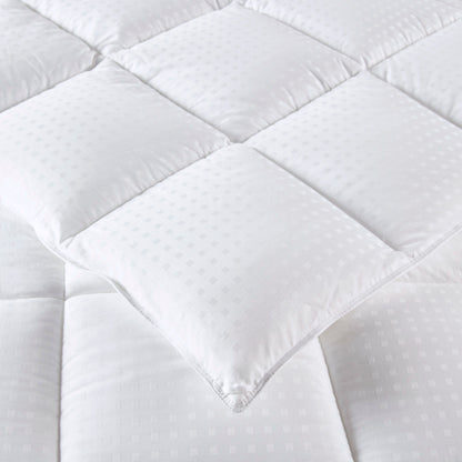 Dobby Cotton Down Alternative Comforter, White