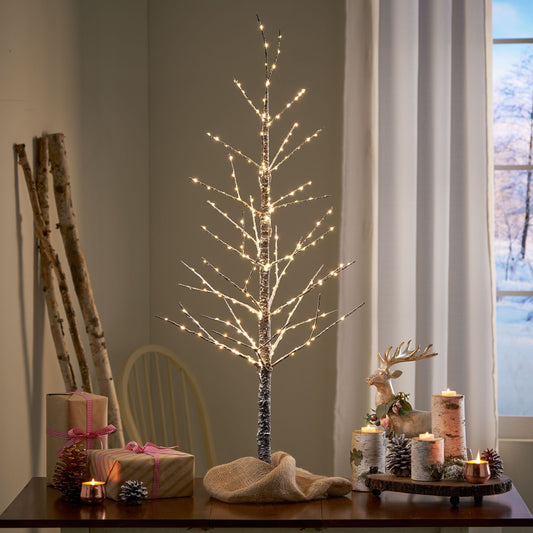 4Ft Paper LED Tree - Brown