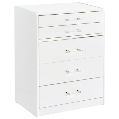 Danbury - 3-Drawer Makeup Vanity & Stool Set