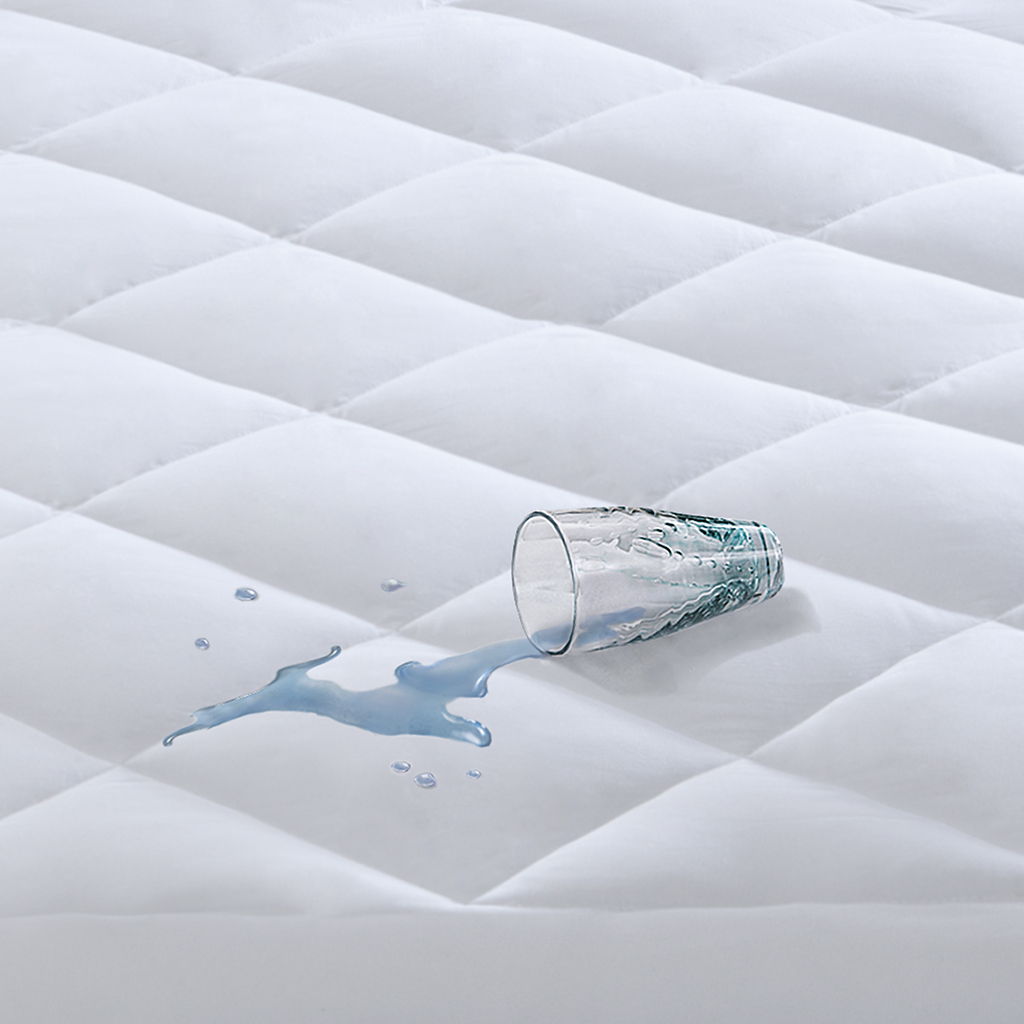 Deep Pocket - Waterproof Mattress Pad - White