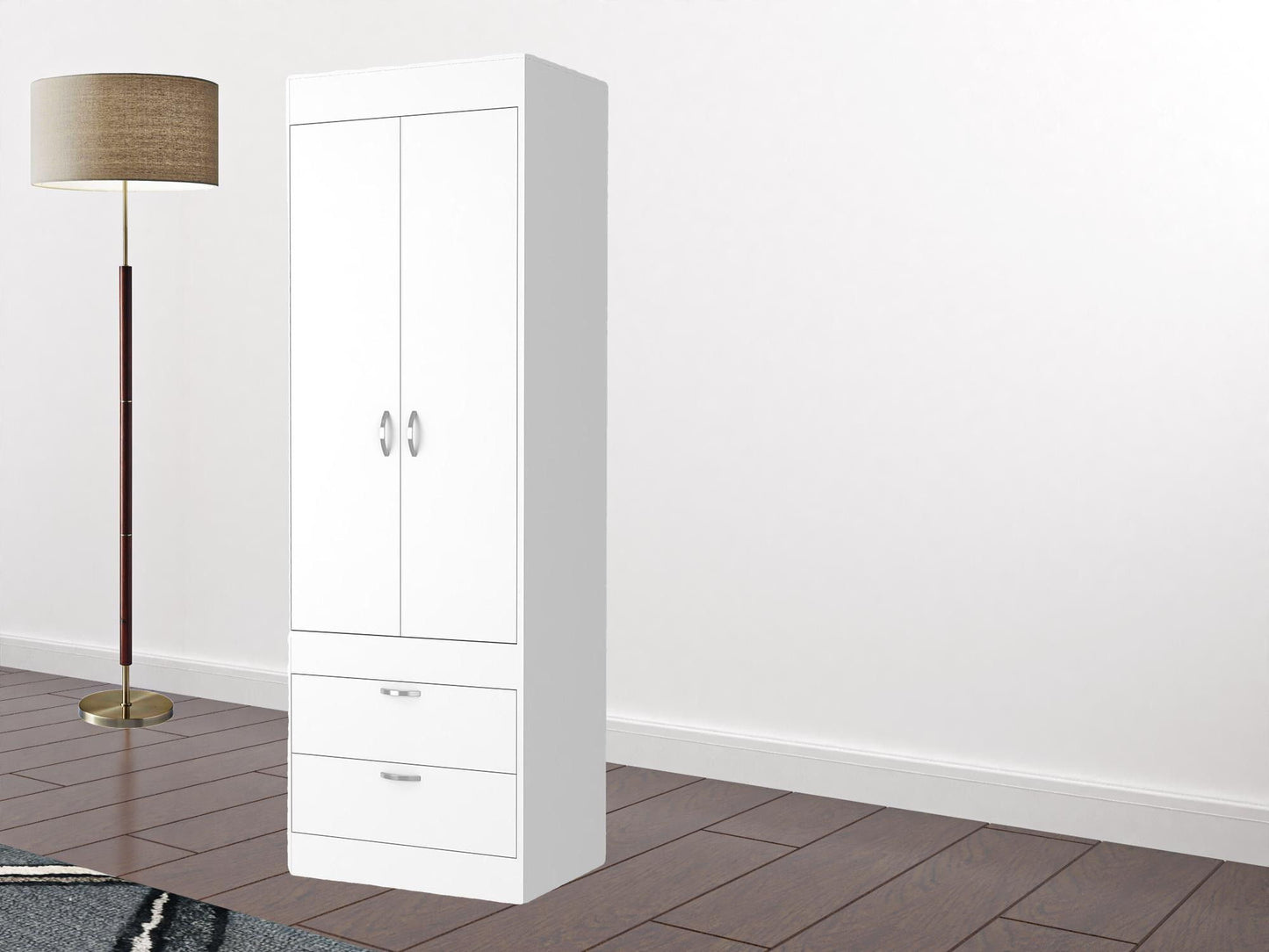 2 Drawer Dresser - White