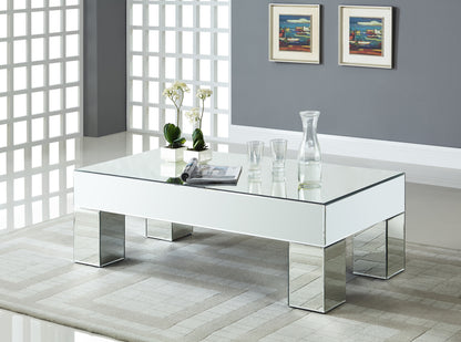 Lainy - Coffee Table - Pearl Silver