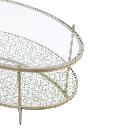 Zaba - Coffee Table - Pearl Silver